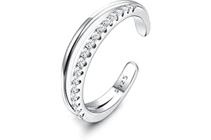 ORAZIO S925 Sterling Silber Zehenringe für Frauen Pfeil Unendlichkeit Vintage keltischen Knoten Gänseblümchen Blume stilvolle Zehenringe verstellbare Zehenband Ringe Sommer Strand Fuß Schmuck Set