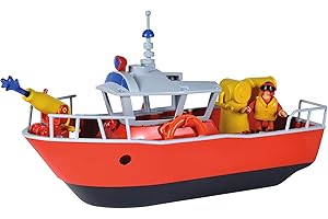Simba FIREMAN SAM TITAN FIREBOAT with cannons