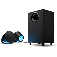 Logitech G560 PC Sistema di Speakers per Gaming, con DTS: X 7.1 Suono Ultra Surround, LIGHTSYNC RGB, Due Altoparlanti e Subwo