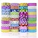 Produktbild JUSLIN 40 Rollen Glitzer Washi  Masking Tape Craft DIY Tapesdeko klebeband Klebebänder für DIY Scrapbook Deko