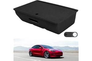 FanpBow Tesla Model Y Organiseur de siège Boîte de rangement sous le siège Organisateur sous les sièges avant, Organisateur sous Seat pour Tesla Model Y Accessoires 2022 2021 (1 pièce)