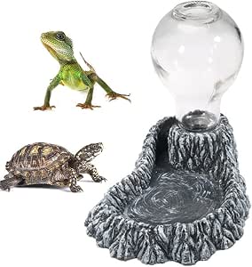 Distributeur D'eau Pour Reptile 2 En 1 - Abreuvoir Et Mangeoire, 200 Ml, Marron - 7