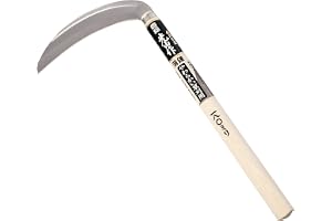 Japansk Sickelträdgård Sickkniv Sågtand Sickle Stål Jordbruk Ogräs Skörd Hacka Trädgård Verktyg Skära Tillverkad i Japan