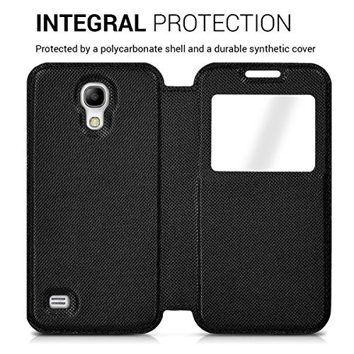 kwmobile Funda potectora pr ctica y chic FLIP COVER para Samsung Galaxy S4 Mini en negro reviews kwmobile Funda potectora pr ctica y chic FLIP COVER para Samsung Galaxy S4 Mini en negro