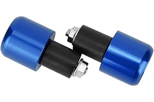 aqxreight Lenkerende, 2 Stück Motorrad Modifikationszubehör Lenkerendstopfen für 22mm Durchmesser Lenker(Blau)