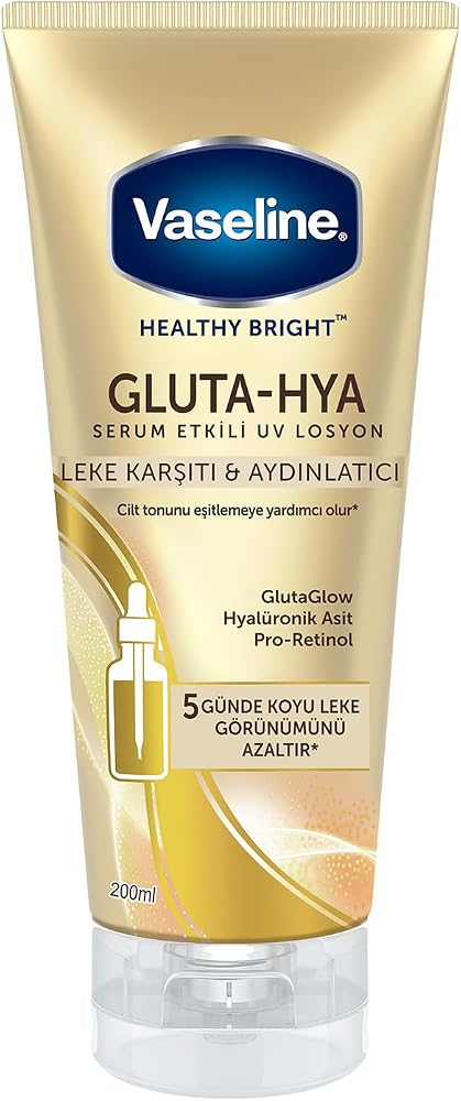 Vaseline Gluta Hya Serum Etkili UV Losyon Leke Karşıtı ve Aydınlarıcı 200 ml