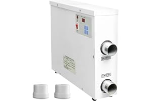 TGHY Elektrische Poolheizung 5,5kW 9kW 11kW 15kW Thermostat für Schwimmbad Spa Whirlpool 220V 380V Digitaler Elektrischer Durchlauferhitzer Oberirdische Einbau-Poolheizung