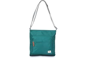 ROKA LONDON ROKA Kennington Medium Nylon Crossbody Bags for Women & Men - Multi Pockets, Chunky Zip, Adjustable Strap for Travel, Work, School
