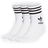 adidas Unisex Mid Cut Crw Sck Socks