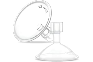 Maymom Brand - Set di 2 protezioni per tiralatte Medela, 12 mm