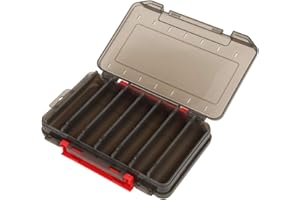 EJOYOUS Boite a Leurre, Boîte de Pêche à Double Couche Boîte D'appâts Artificiels Vide Boite de Leurre de Peche Rangement, pour Appâts Durs Wobbler Accessoires de Pêche D'appâts Souples