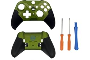Hzxkqmil Housing Shell Case Replacement for Xbox Elite Controller Series 2 - Limited Edition, Front Back Shell Faceplate Accessories, with Screwdriver Tool