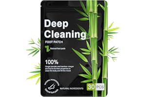 REZOLITE Foot Detox Patches, 30 Pcs Natural Deep Cleansing Detox Foot Patches for Relieve Body Stress, Improve Sleep Quality, Enhance Blood Circulation