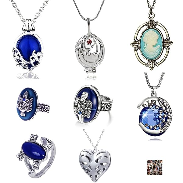 Collier Cercle Infini Doré Vampire Diaries - Porté Par Caroline Forbes - Occasion
