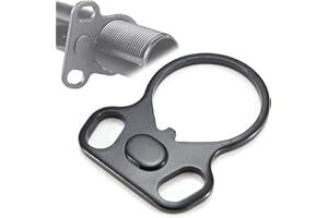 LEZED Accessori Imbracatura Tattica Fucile,Imbracatura Softair Fucile,Adattatore Imbracatura,Imbracatura Piastra Terminale A Doppio Anello,Accessori per Caccia,Imbracatura A Doppio Anello,per Ar-15 M4
