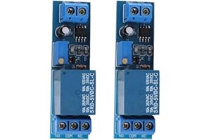 Diyeeni 2 szt. Moduł przekaźnika NE555 Regulowany moduł przekaźnika z opóźnieniem 0-10 sekund 5 V.