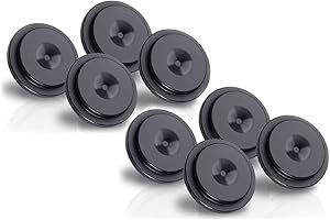 Oehlbach Washer Unterlegscheibe für Spikes, 8 Stück, schwarz (55048)