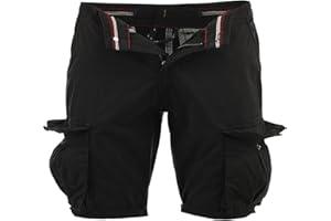 Instinct Bermuda Uomo Cargo Pantaloncini con Tasche Laterali Shorts Pantaloni Corti Slim Fit Multi-Tasche in Cotone Tasconati