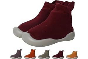 OUTFIT SPRING Scarpe Calzini Antiscivolo Bambino Bambina, Scarpe Primi Passi Calze Antiscivolo Neonato, Suola Morbida Pantofole Bambini Maglia Scarpe Calzino con Cartone Animato 6-36 Mesi