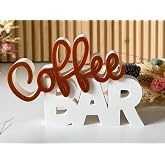 Coffee Bar Dekoratif Biblo - Kahve K&ouml;şelerine &Ouml;zel Dekor (Kahverengi)