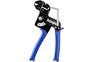 DECHENGBAO Pistolet pour serre-câbles en métal, pistolet pour serre-câbles en acier inoxydable et outil pour serre-câbles en métal, outil pour serre-câbles en acier inoxydable