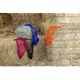 großes Heunetz mit Ringen in bunten Farben (Schwarz)