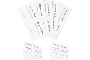 JJPJL 50 Piezas Toallitas Alcohol Isopropilico 6x3cm,Alcohol 70%,Desechable,Para Limpieza de Móviles,Ordenadores,Gafas,Mesa de Comer