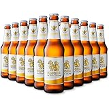 Singha Premium Thai Lager 5% ABV- Brewed in the UK | 100% Barley Malt and Saaz Hops | Authentic and Smooth | Vegan Friendly C