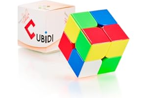 CUBIDI® Cube Magique 2x2 - Type Sydney - Carbon Speedcube de Vitesse avec Caractéristiques de Rotation Optimisées - Classique Jouet 2x2x2 - Le Puzzle 3D Casse Tête pour Adulte et Enfant