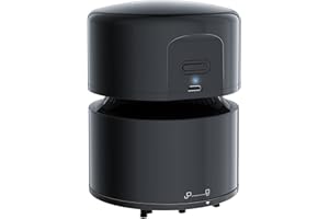 ASUSPORACE Mini-Tischstaubsauger, Kleiner Handheld-Tischstaubsauger zum Entfernen von Krümel, Staubreinigung, wiederaufladbarer kabelloser Sauger für Auto/PC/Handwerk/Haustier/Schule/Tastatur (Black)