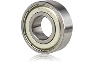 XUDUVAY 4 Stück 6202 ZZ Kugellager – 15 x35 x11mm Doppelt Geschirmte Rillenkugellager aus Chromstahl – Für Skateboards, Inline Skates, Roller & Industriemaschinen (6202ZZ - Size 15 x35 x11 mm)