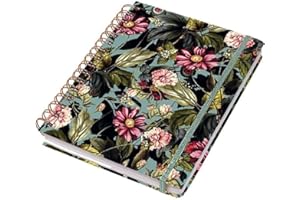 ‎CEDON CEDON Passionsblume Ringbuch Hardcover Passionsblume aus stabilem Karton, abgerundete Ecken und feinem gestrichenem Papier, Format: 16,5 x 21 cm, 180 Blatt, 80 g/m2, 2035258