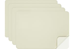 MYLIVELL Kit De Réparation Pour Cuir - Idéal Pour Réparer Fissures, Trous Et Rayures - 4Pcs 20cm*28cm, Auto-Adhésif Et Facile À Utiliser, Parfait Pour Meubles, Sièges De Voiture, Sacs À Main Et Plus