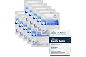 IEA Medical Compresas frías instantáneas (15,3 x 12,7 cm) 10 unidades | Compresas frías desechables para uso externo | Almohadilla refrigerante | Almohadillas refrigerantes | Fácil aplicación
