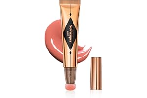 NEWVENPER Liquid Blush avec Applicateur Coussin Blush Liquide Formule Crémeuse Longue Tenue Lisse Léger Bâton de Blush Stick #03