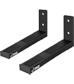Suixing Staffa Universale Per Soundbar, Supporto A Parete, Portata Max 13,6 Kg, Nero, Kit Completo - 3