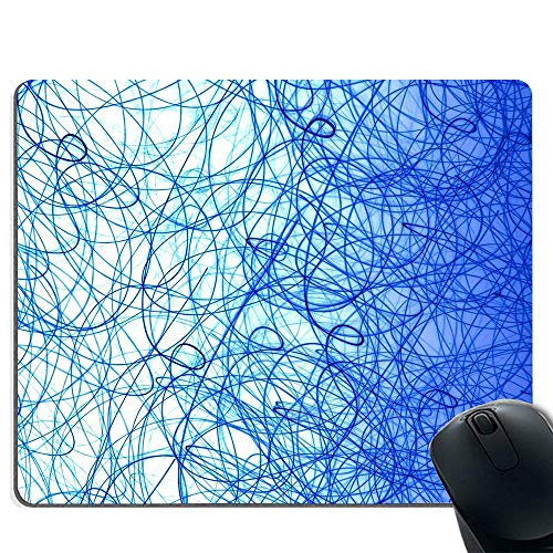 Preisvergleich Produktbild Tappetino per mouse - Base in gomma antiscivolo - Tessitura speciale tessitura trattamento - Linee disordinate