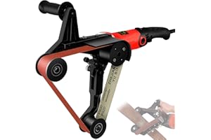 QUTBAG Pipe Tube Polisher Sander, Stainless Steel Pipe Sander Polisher Grinder with 6 Speeds Adjustable, Sanding Machine for Plastic Aluminium Iron Steel Metal Polishing