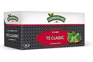 Hornimans Té Classic con Ingredientes 100% Naturales | 25 bolsitas | Con Teína