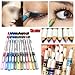 SODIAL (R)12 Color Glitter Lip Eyebrow Eyeliner Pencil Pen Cosmetic Makeup Besuty Set Kit