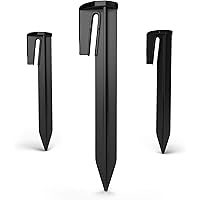 kanoo® Erdnägel für Mähroboter Begrenzungskabel – 100x Erdhaken für sicheres Fixieren von Begrenzungsdraht im Garten…