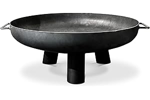 SOUK ONE Brasero Ø 50 cm pour Jardin, Terrasse et Balcon (Ø 50 cm de Crète)