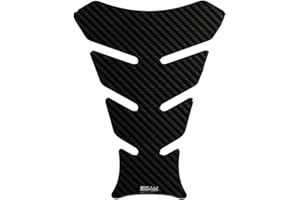 ‎BIKE-LABEL BIKE-label Tankpad 3D Carbon Schwarz Optik gedruckt universell für Motorrad Tanks X507750