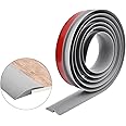 Doduos Carpet Trim Strip - Self-Adhesive Laminate Floor Transition Threshold - 2M, 3.5mm, Grey