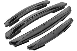 VADO VLTRA 4 Pcs Car Door Protectors Strip, Edge Guard Strip Clip On Front Rear Door Bump Scratches Protection, Anti-Collision Strip, Edge Protection Strip Fits for Car Door Shape Straight Light