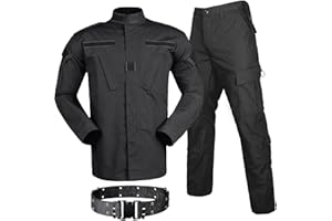 HANSTRONG GEAR H World Shopping Taktische BDU-Kampfuniform, Jacke und Hose, Anzug für Armee, Militär, Airsoft, Paintball, Jagd, Schießen, Kriegsspiel, Wüste, Digital (AOR1