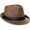 Missby® Kid's Short Panama Fedora Beach Hat (4years -10years)