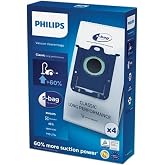 Philips 3000 Serisi Performer ile Uyumlu Elektrikli S&uuml;p&uuml;rge Bez Kumaş Toz Torbası, Set of 4