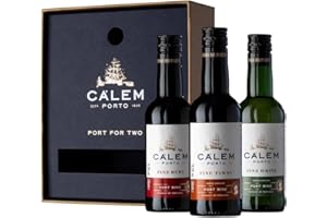 Cálem Port for Two mit 3 Portwein-Miniaturen á 200 ml im Geschenkkarton 3x0.20l