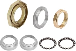 JAVIK Fit for Yamaha PW50 Steering Stem Bearings Head Race Set Kit 7PCS 1981-2013